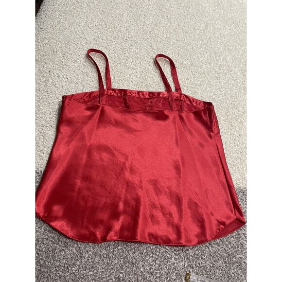 Vintage Lucie Ann II Red Satin Cami Intimate Top Size 36 VTG - Picture 4 of 9